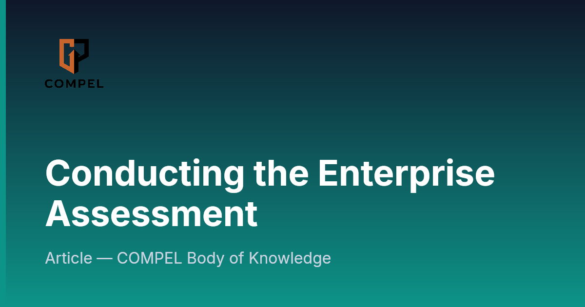 Conducting the Enterprise Assessment | COMPEL Framework