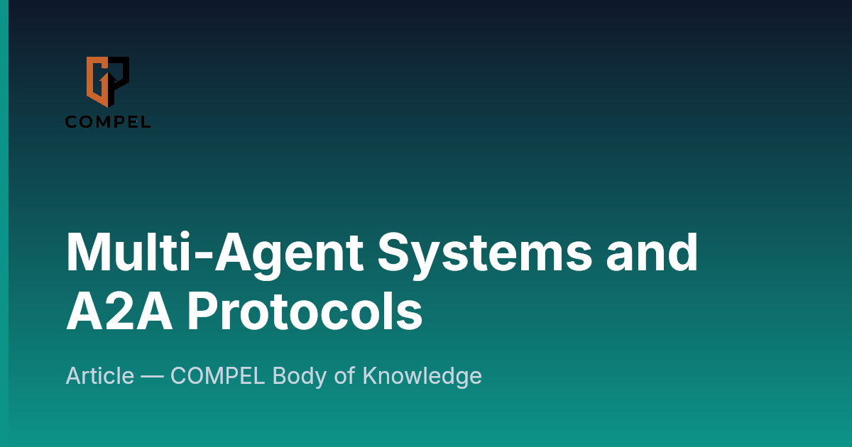 Multi-Agent Systems and A2A Protocols | COMPEL Framework