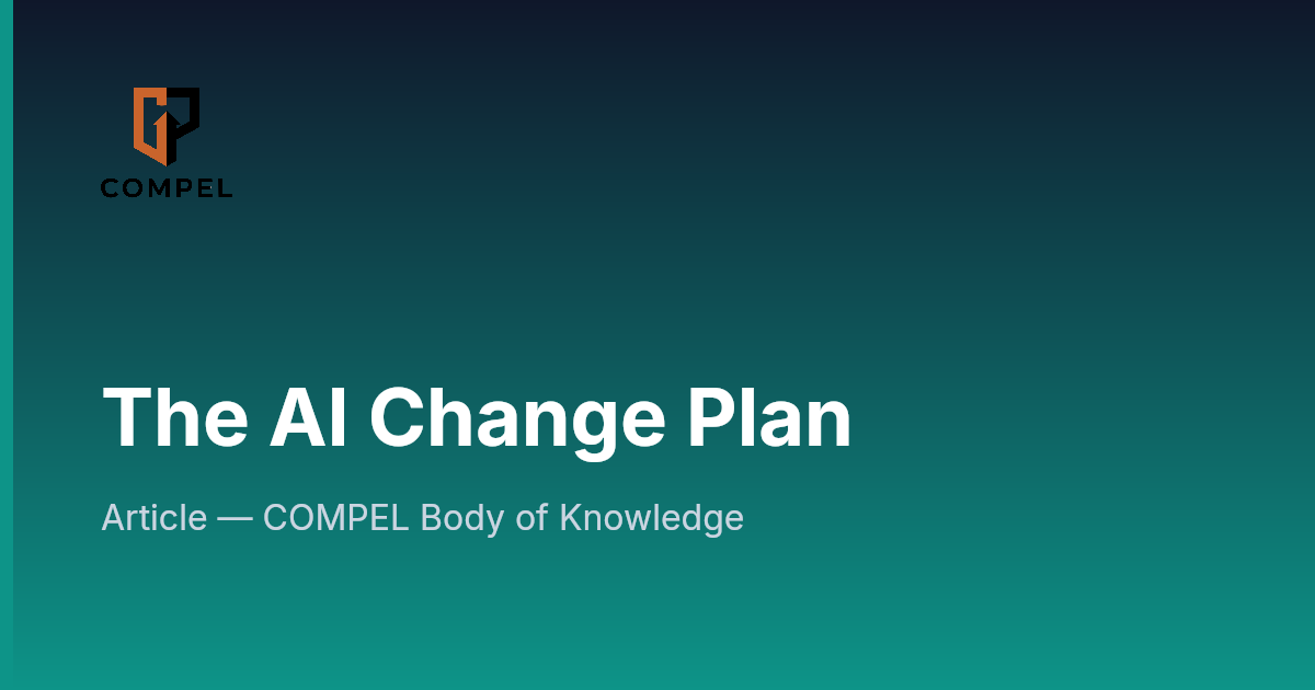 The AI Change Plan | COMPEL Framework