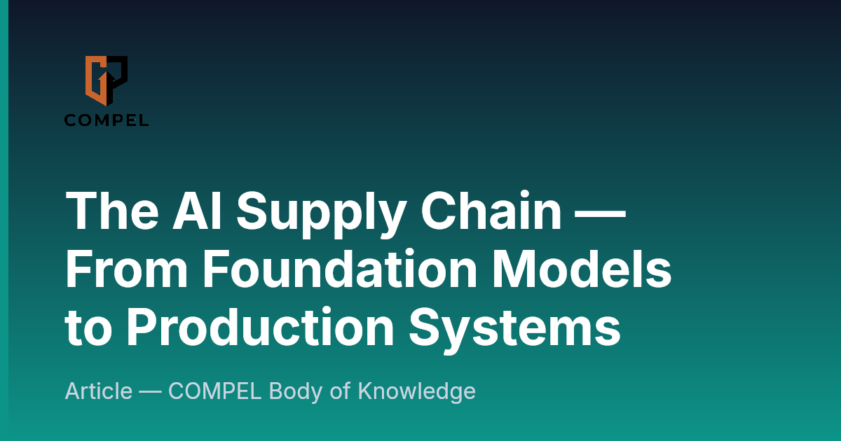 Compel Screen The AI Supply Chain — From Foundation Models to Production Systems ...