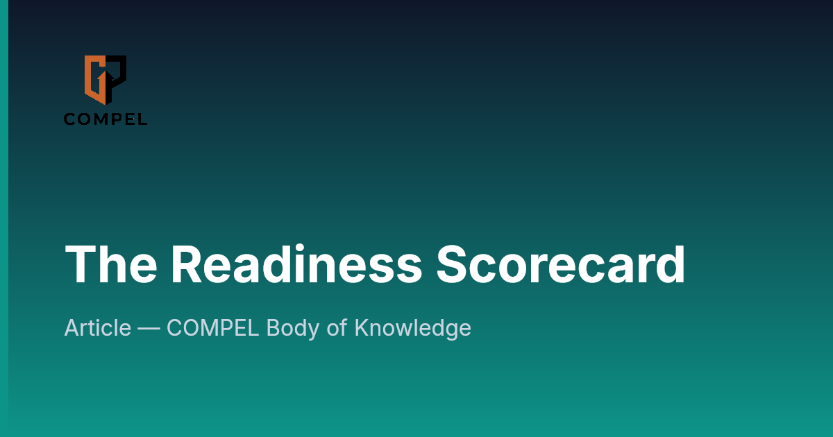 The Readiness Scorecard | COMPEL Framework
